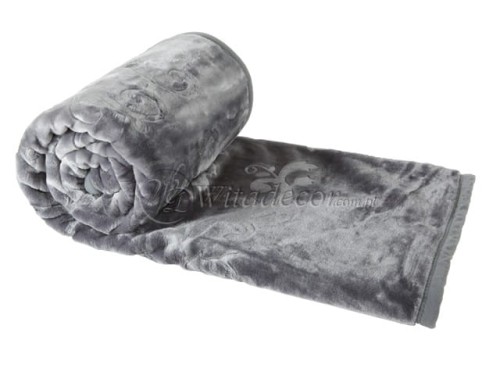 Koc Elway  grafitowy 200x240 cm.