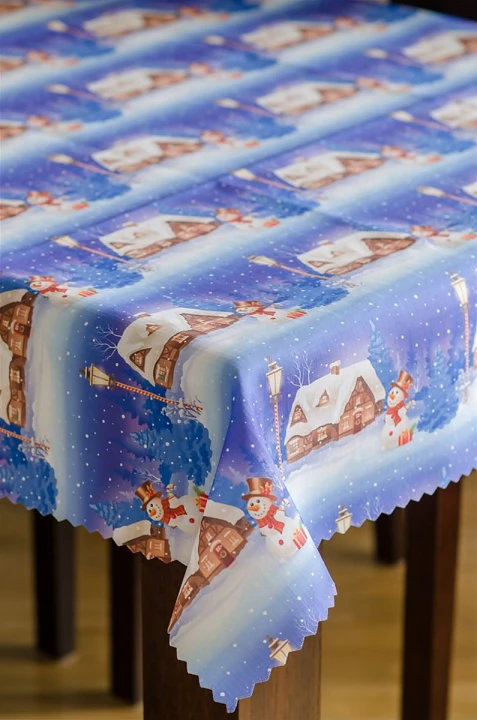 Obrus świąteczny Boże Narodzenie  - bałwanek