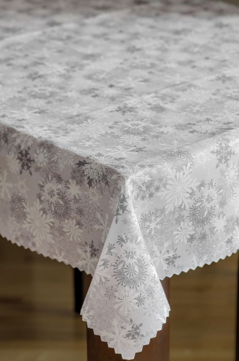Obrus świąteczny Boże Narodzenie śnieżynki