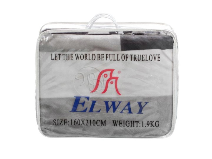 Blanket Elway black, gray.